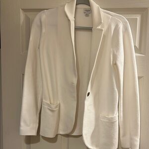 J. Crew White Blazer